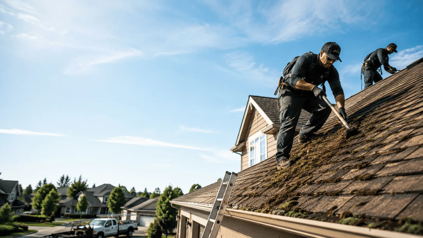 Roof Moss Removal in Corpus Christi, TX near me